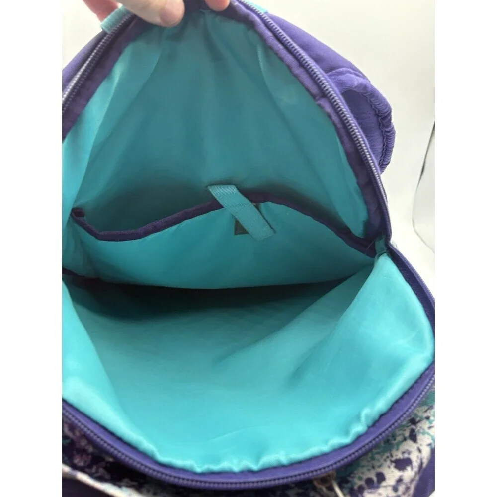 Trans By JanSport Backpack Laptop Sleeve Paint Spatter 5 Zip Compartments